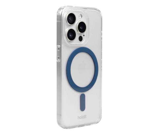Holdit MagSafe Case iPhone 15 Pro Max Denim Blue/Transparent - 1221232 - zdjęcie 2